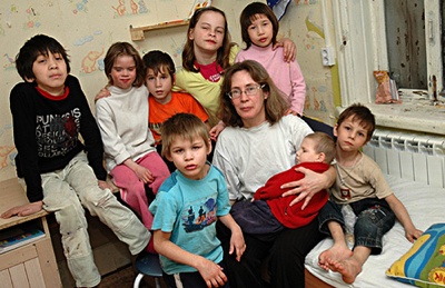 Вера Дробинская и ее дети